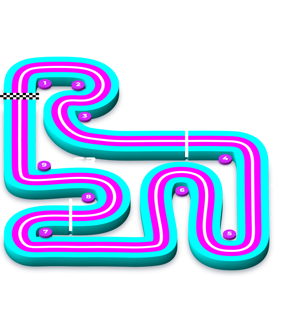SPRINT track map