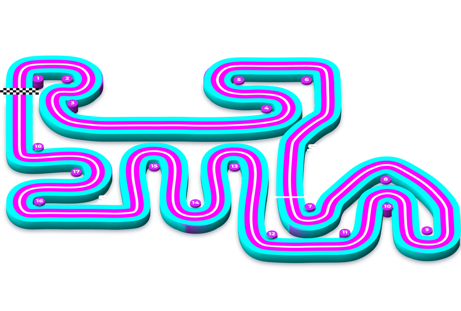 TSUNAMI track map